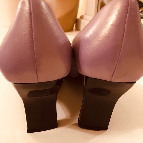 Impo size 11B purple heel leather shoe - Picture 6 of 7